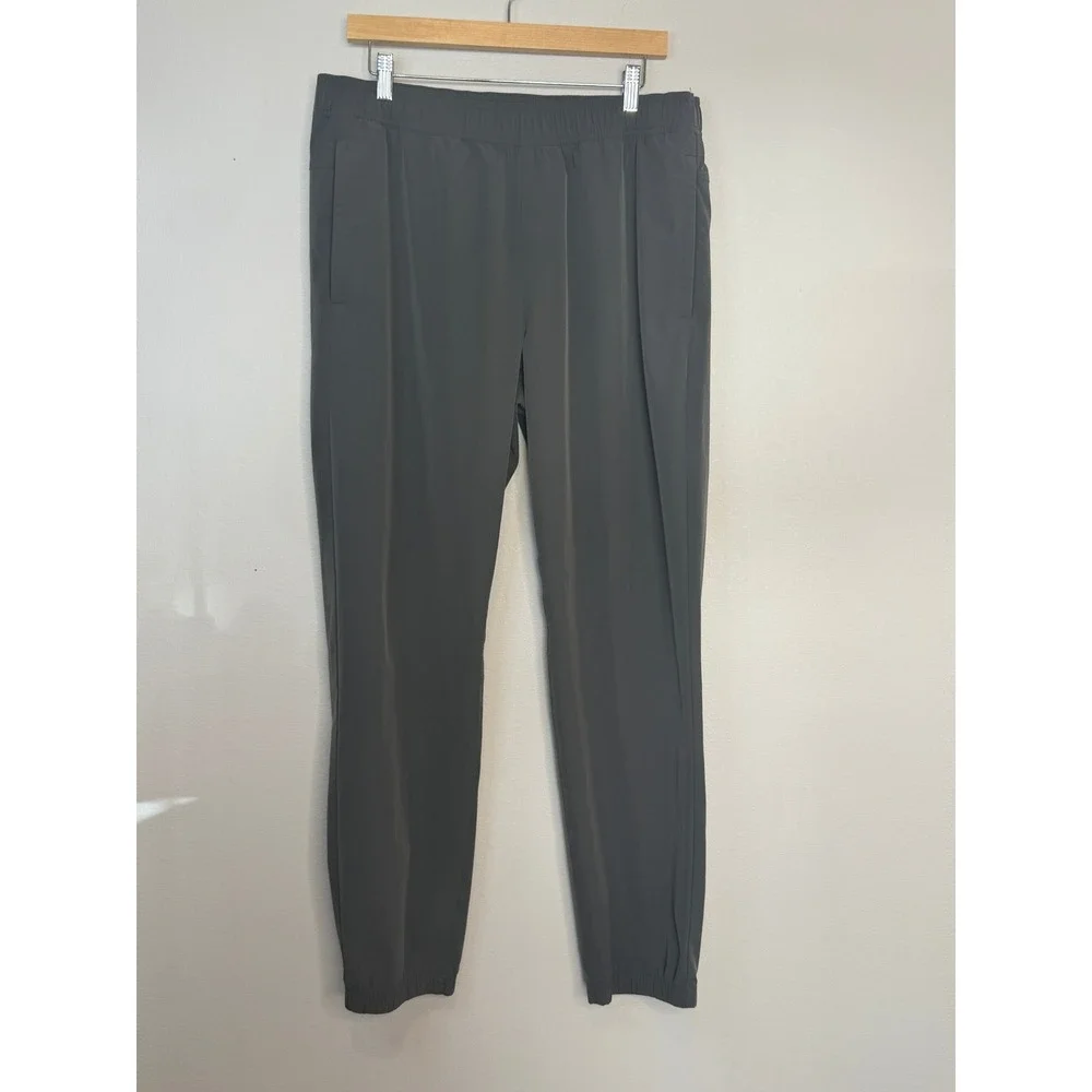 Soybu Men's Focus Balance Flexibility Joggers Gray Elastic Waist L
